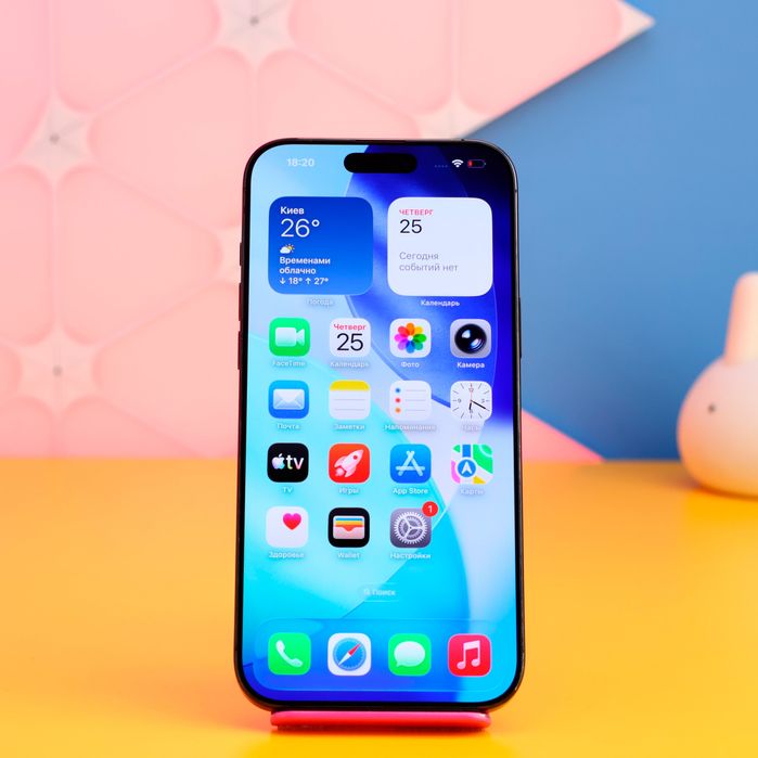 Смартфон Apple iPhone 16 Pro Max 256GB Black (169842) Б/У З ГАРАНТІЄЮ