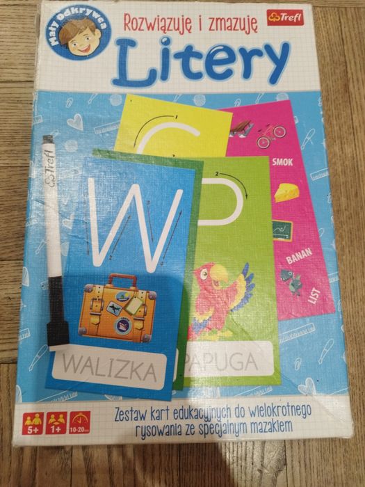 Gra gdzie uczy się pisać litery