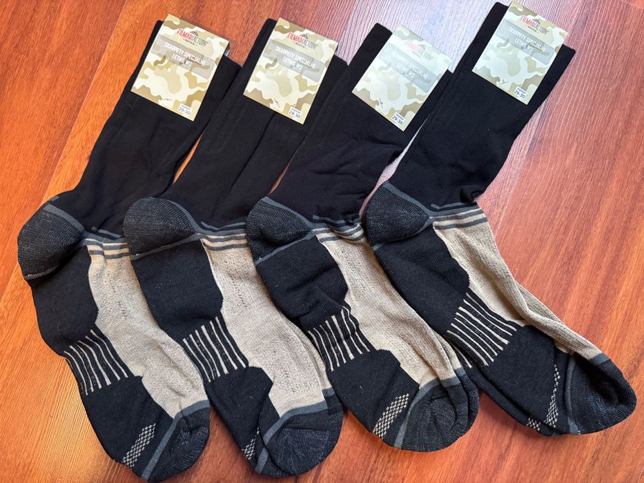 Skarpety letnie 4 pary Wojsk Specjalnych Coolmax włókna Kevlaru, 45-48