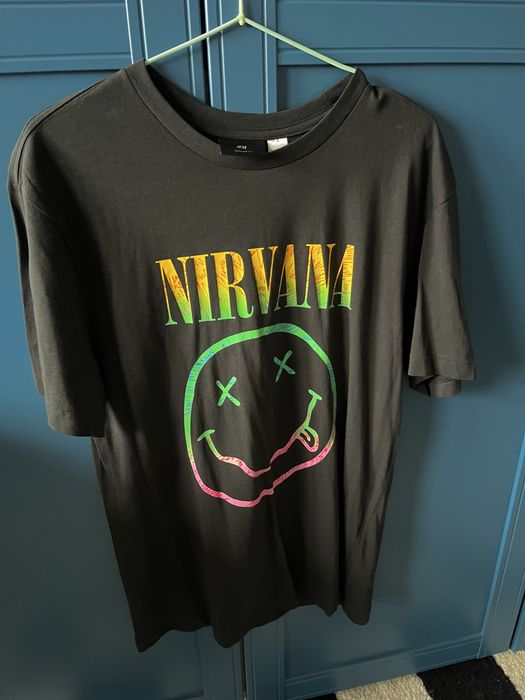 H&m tshirt Nirvana nowy rS