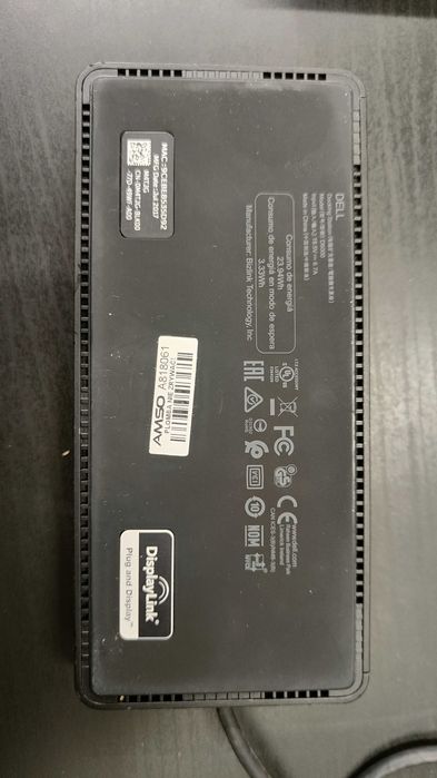 Stacja dokująca Dell D6000 USB-C / USB 3.0 DisplayLink – sprawna