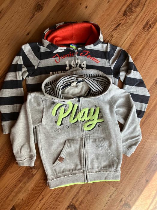 Bluza rozpinana dla chłopca 2 sztuki  COCO CLUB i Topolino rozm. 122
