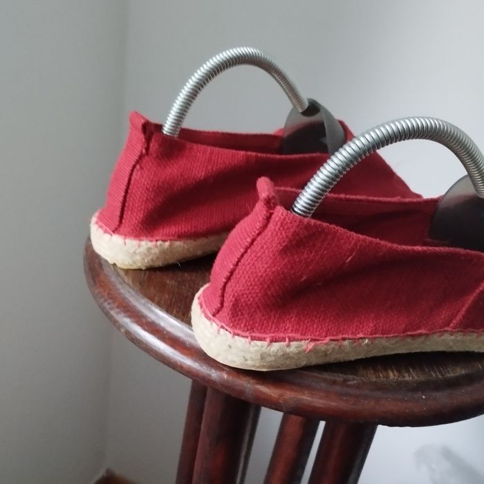 Espadryle Krwisto czerwone