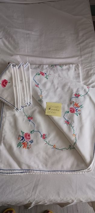 Toalhas mesa bordados