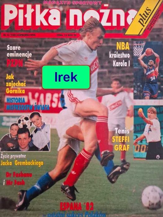 Miesięcznik "Piłka Nożna - plus" - rocznik 1994