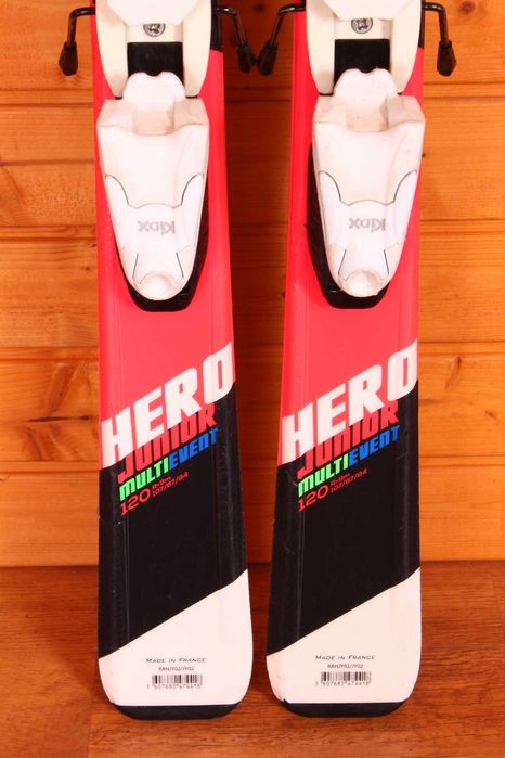 Narty dziecięce Rossignol Hero Junior 120 cm + LOOK Kidx 4.5 !2!