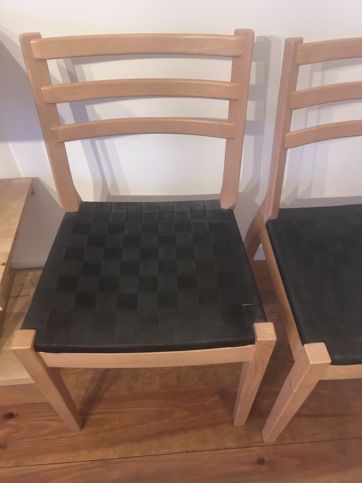 Mesa madeira extensivel + 4 cadeiras