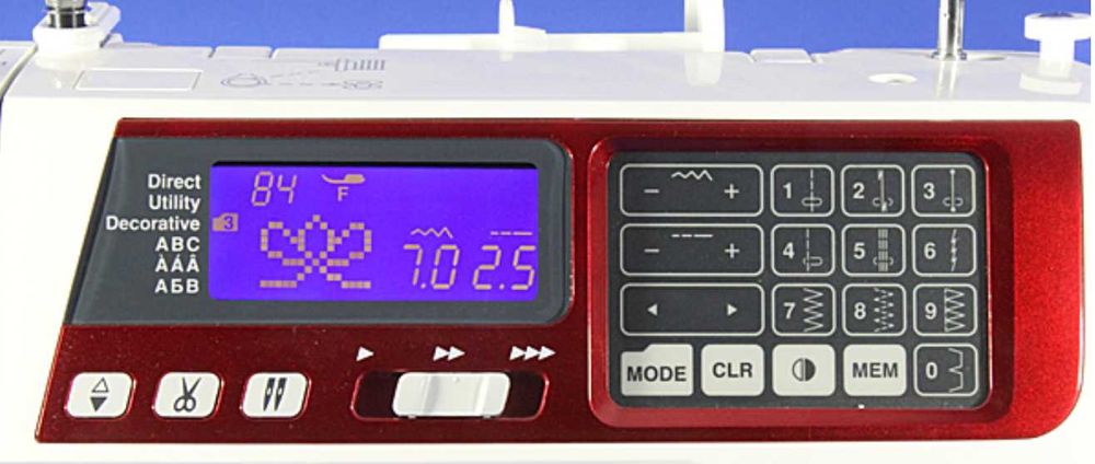 Швейная машина електронна Janome 608 QDC  ( 4120 QDC ) - Стан нової !!