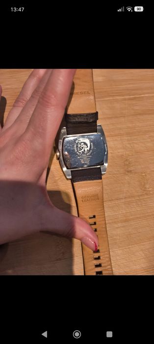 Relógio castanho Diesel