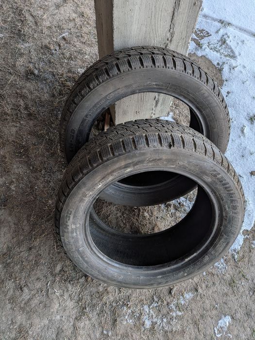 Dwie zimowe opony R15/195/50