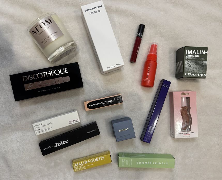 Косметика з Адвент календаря Sephora