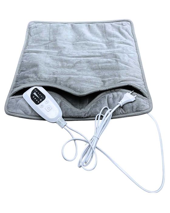 Електрогрілка 2в1 для ніг та тіла 40x40 см, 50Вт, 6 реж.підігр, таймер