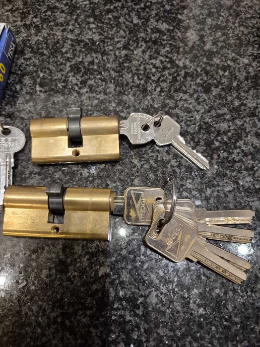 Conjunto de Canhões para fechaduras com chave
