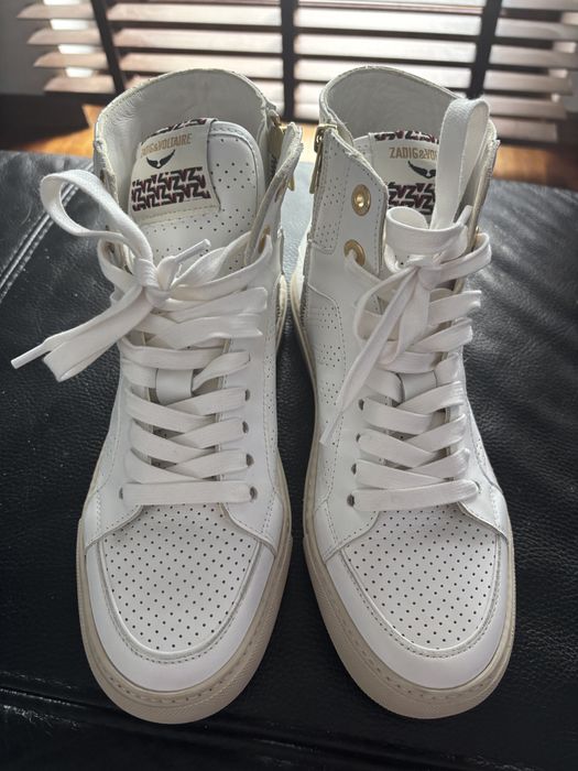 Zadig et Voltaire białe nowe sneakersy 39 skóra