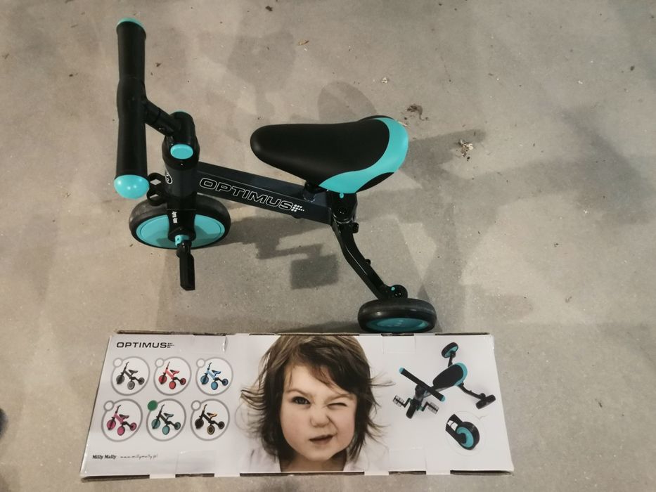Rowerek 3w1, Optimus, Milly Mally mientowy