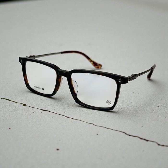 Okulary gotyckie oprawki acetat tytan tortoise