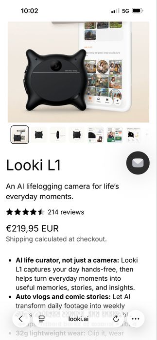 Vendo Looki Ai Camara e Ai assistente