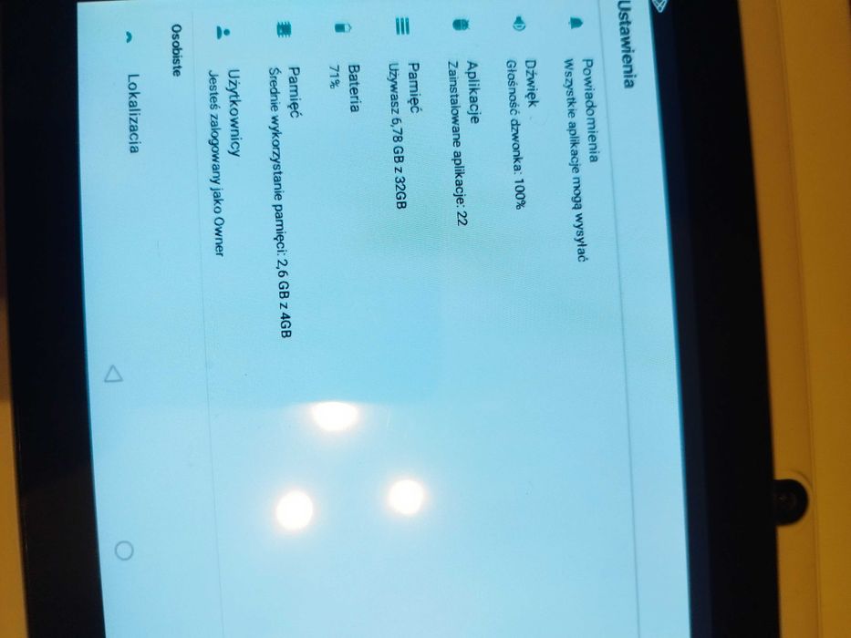 Tablet 7 cali nowy