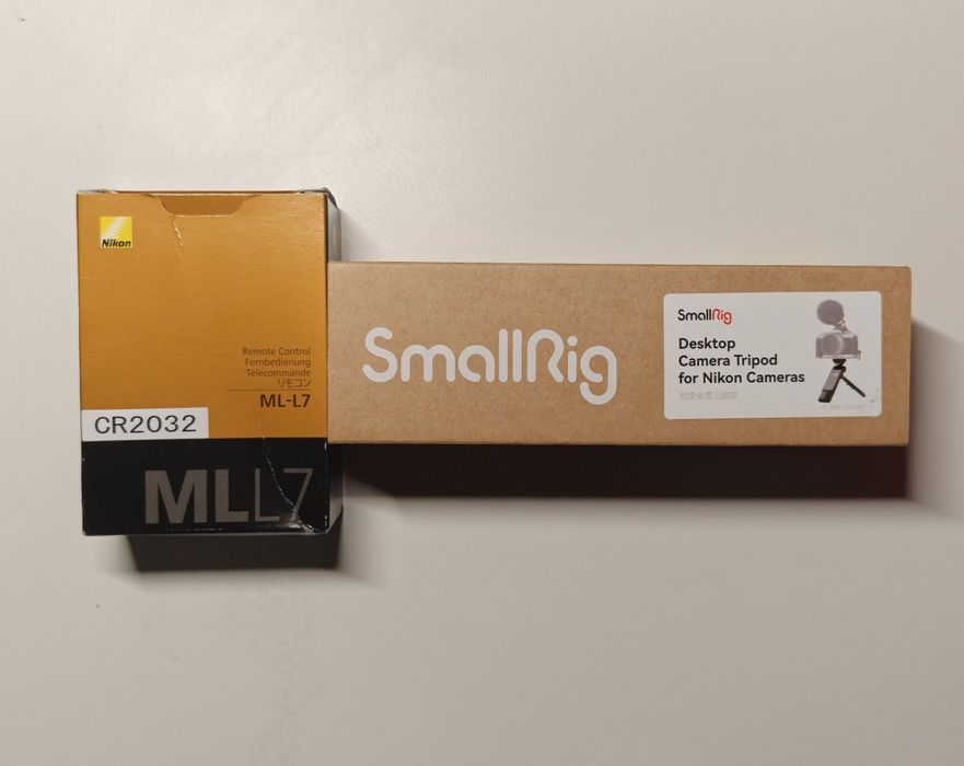 Nowy mini statyw SmallRig 3070 + pilot Nikon ML-L7 – nieużywane