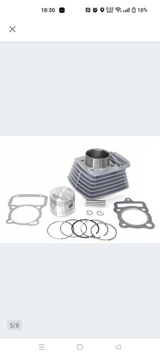 Cylinder ,tłok , pierścienie , zawory ,uszczelki ATV 150 cc