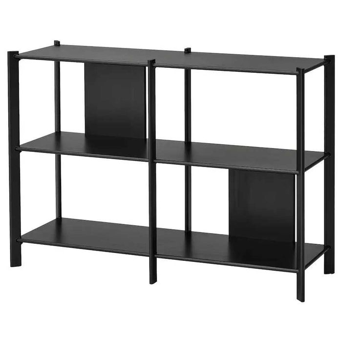 Regał IKEA JÄTTESTA 120x85 cm - czarny / stan bardzo dobry