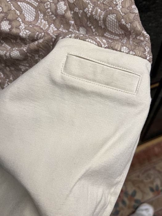 Сукня оригінальна комбінована трикотаж/мереживо