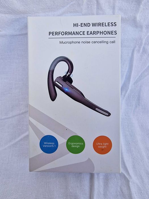 Auricular Bluetooth Mono com Microfone  Headset Mãos Livres