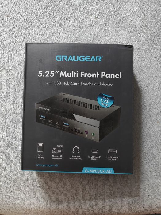 Graugear 5,25" multi front panel