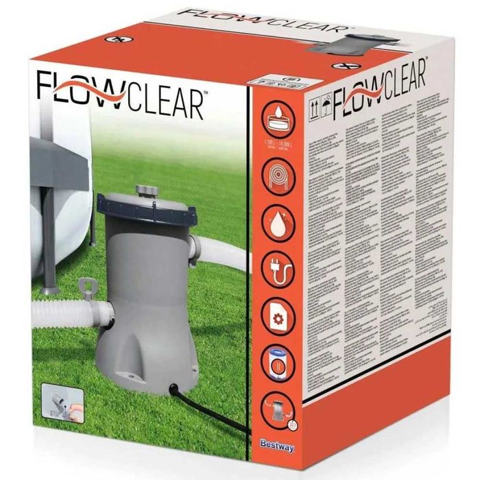 Piscina INTEX + Bomba Bestway Flowclear + Kit Manutenção