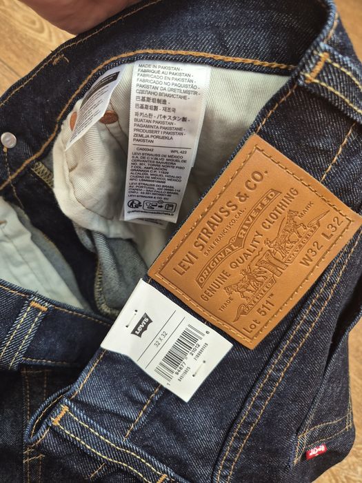 Нові чоловічи джинси Levis 511 Premium 32/32 (31/32)