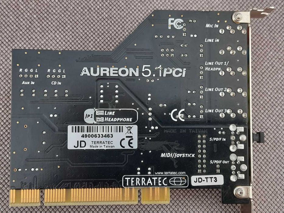 Звуковая карта Terra Tec Aureon 5.1 pcI/saund