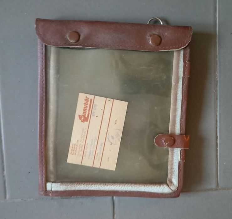 Mapnik wojskowy skórzany lwp