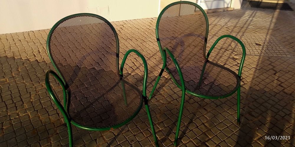 Cadeiras de ferro de exterior