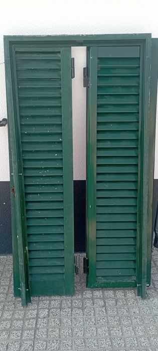 Portadas de alumínio completas verdes para casa do gás industrial