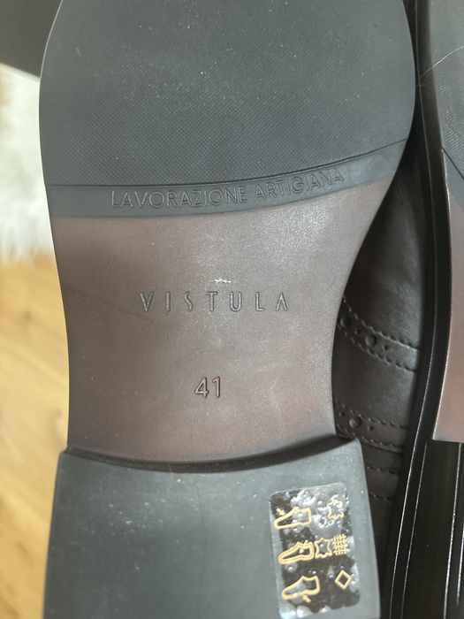 Skorzane buty Vistula
