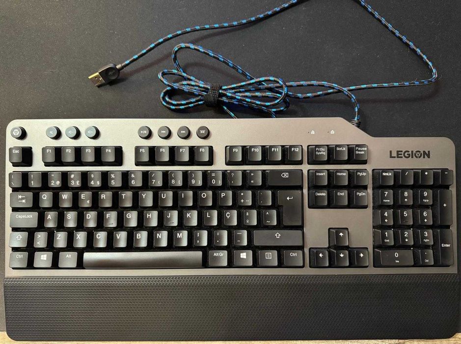 Teclado Mecânico Lenovo Gaming K500 Rgb Mechanical Gaming Keyboard PT