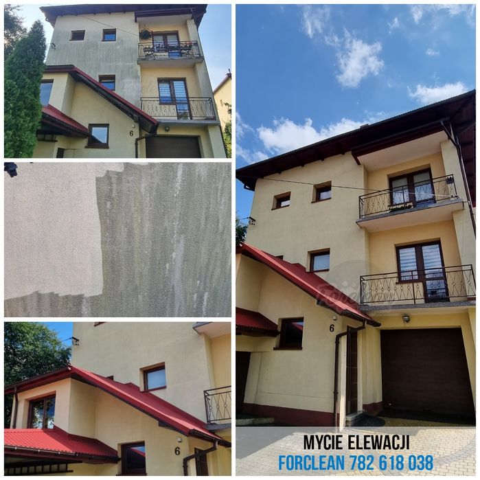 Mycie kostki - elewacji impregnacja