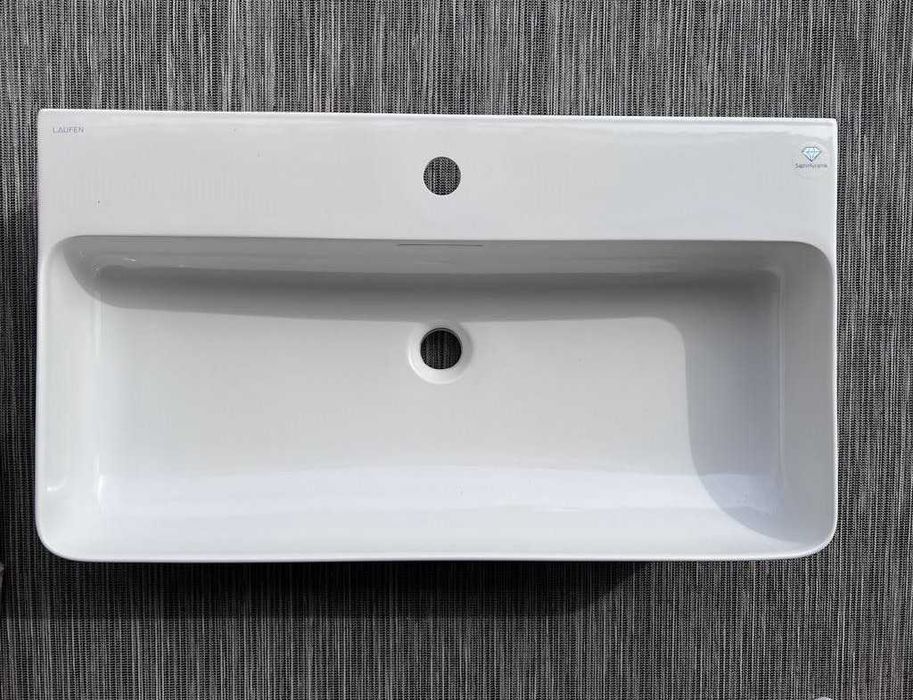 LAUFEN VAL umywalka prostokątna ścienna kolor: biały 75 cm x 42 cm