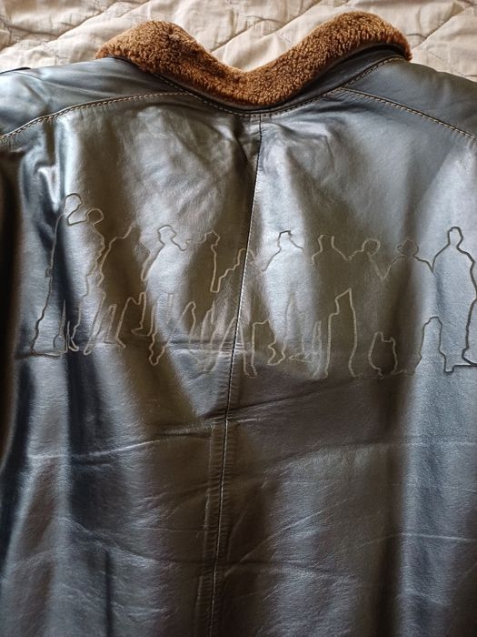 Зимова шкіряна куртка, XL