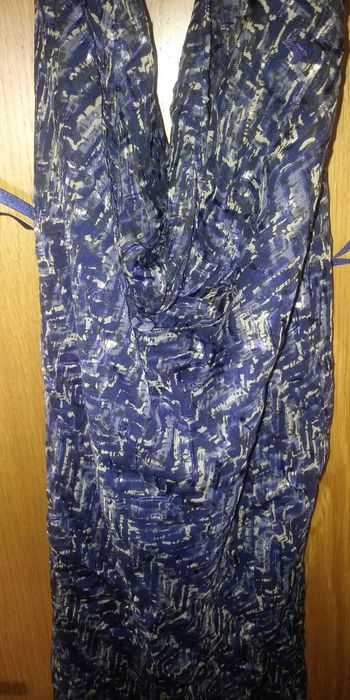 Vestido Seda vintage Mango