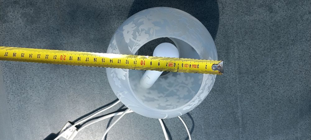 Lampka szklana hand made