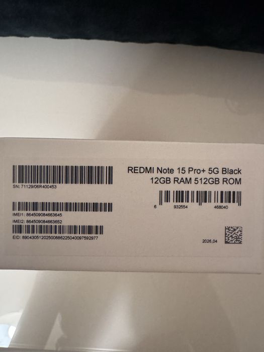 Xiaomi Redmi Note 15 Pro+ 5G 512GB