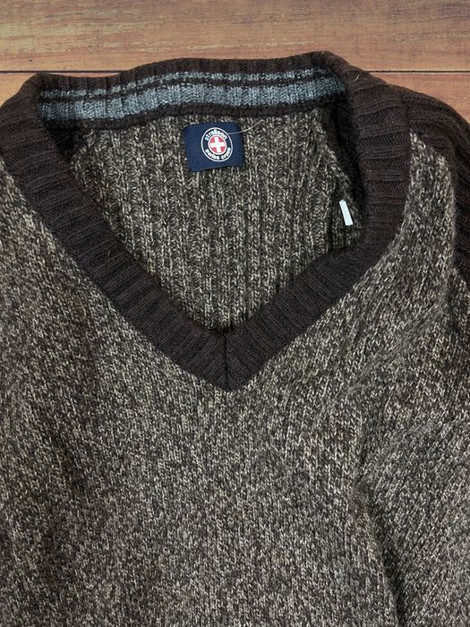Strellson roz. M męski wełniany sweter Made in Italy