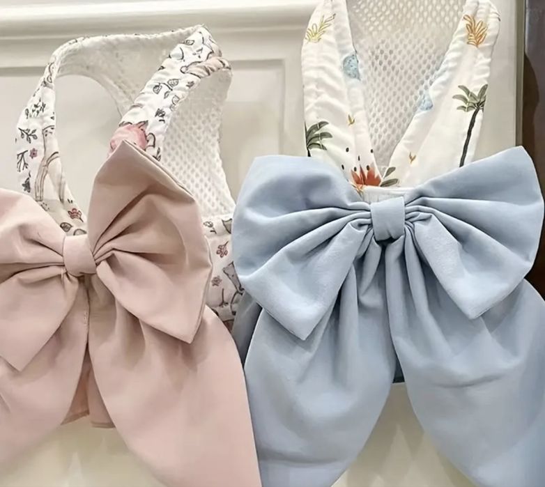 Одяг для собаки. Повідок з бантом. Повідки. Шлейки