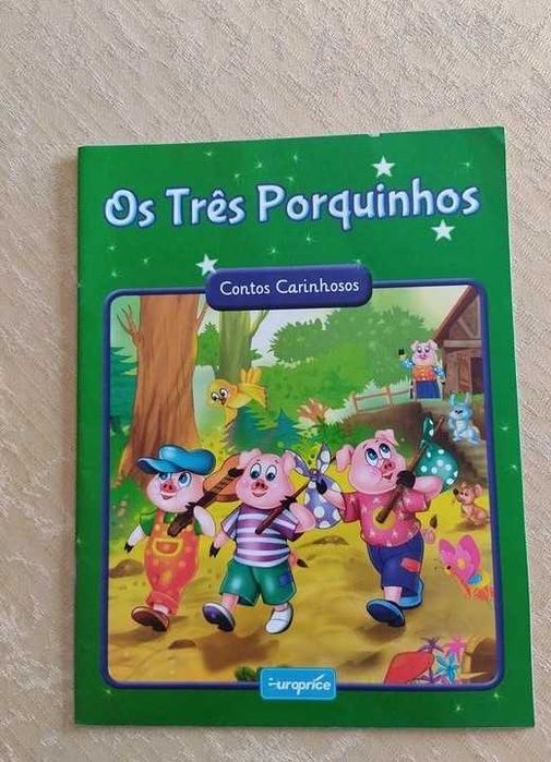 Coleção de 4 livros com Contos clássicos ilustrados