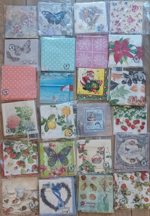 Колекція серветок для декупажу, творчості