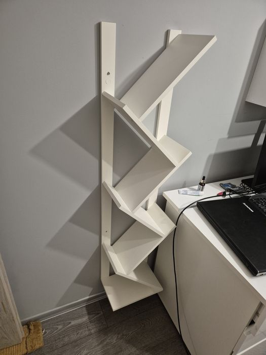 Regał / półka na książki – nowoczesny design, biały