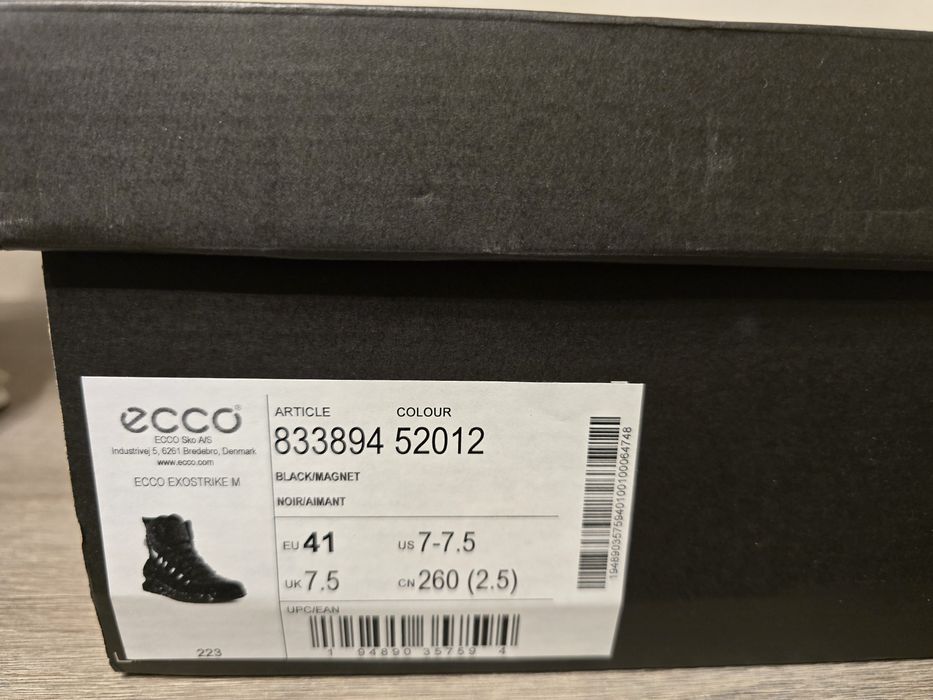 Новые ботинки ECCO Exostride (83389452012) 41р.