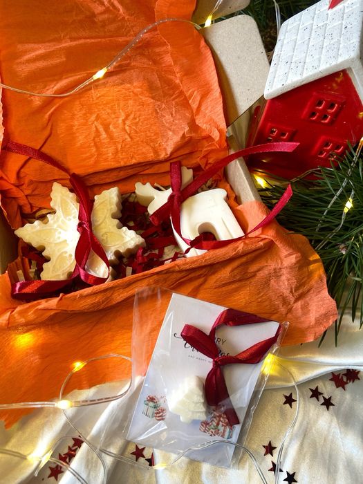 Новорічний набір соєвих свічок