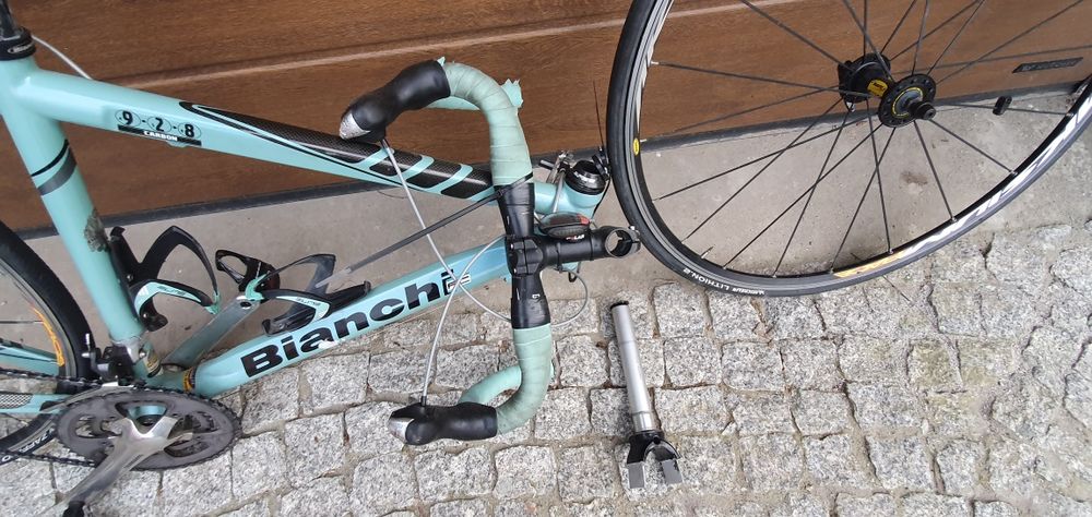 Rower rama bianchi